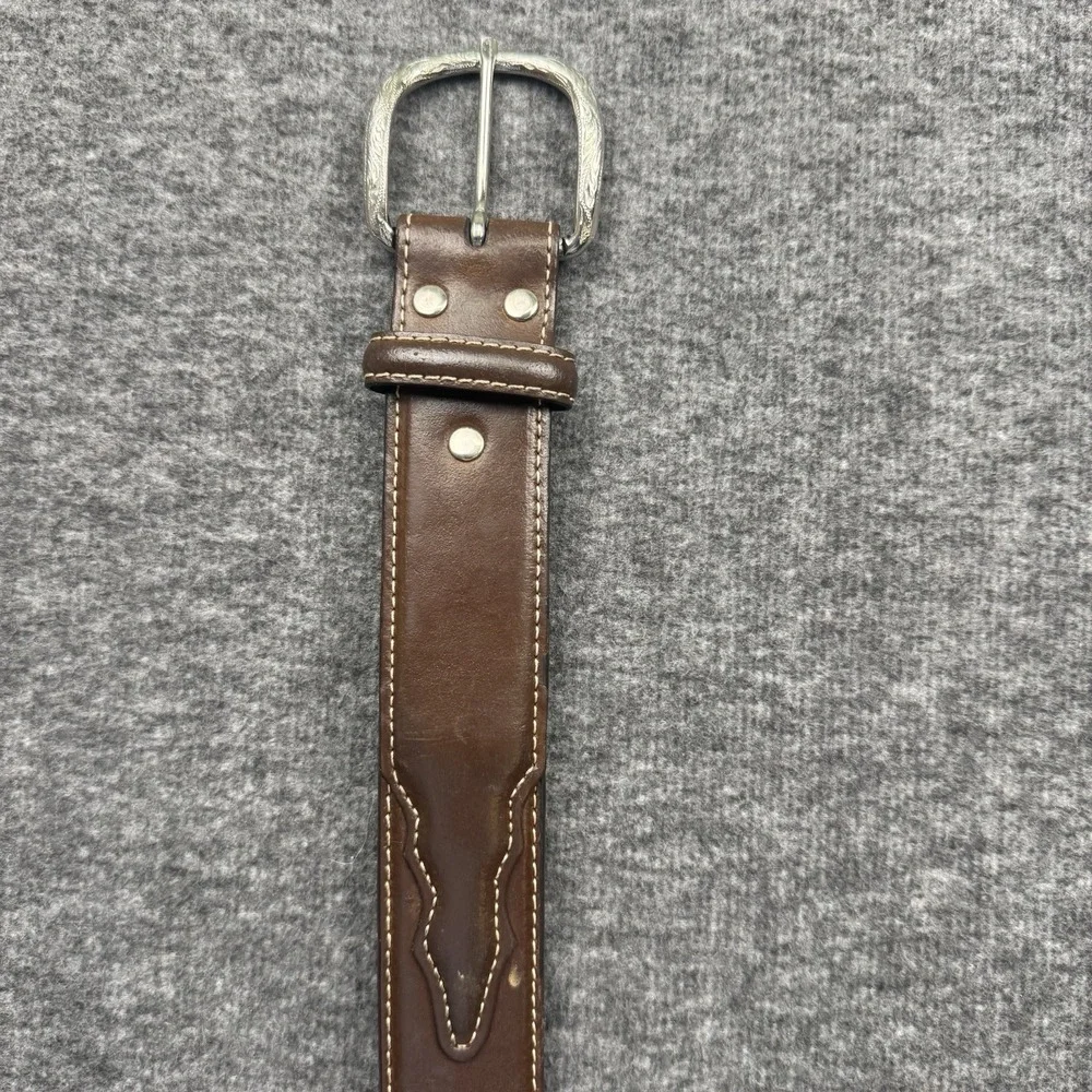 Nocona Brown Belt Southwest‎ Western Cowboy N2483602 Size 34 *READ*